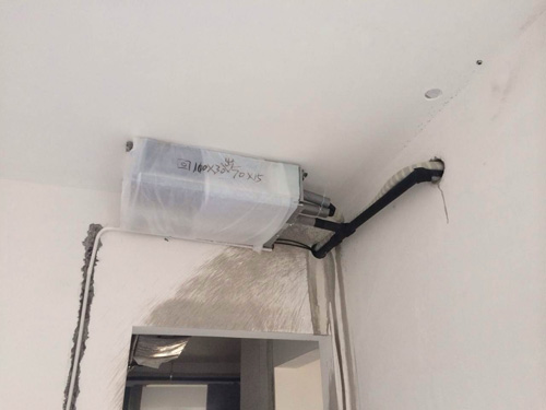东方福邸中央空调冷凝水施工
