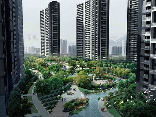杭州钱江新城金基晓庐丹佛斯电地暖施工现场