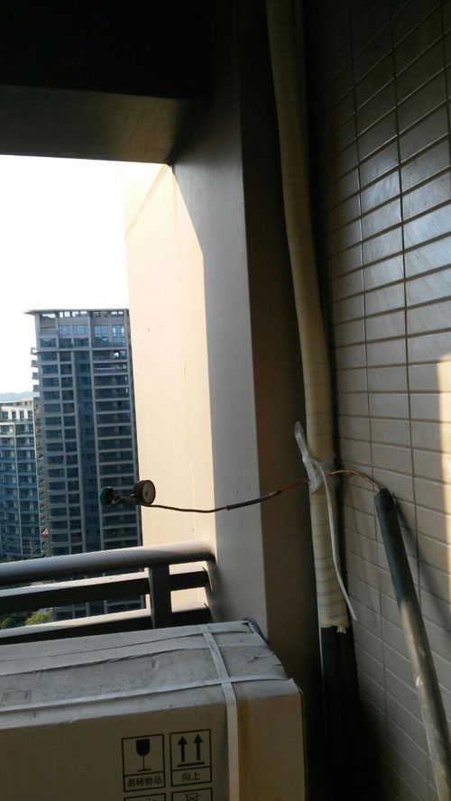 东方福邸住宅大金中央空调施工
