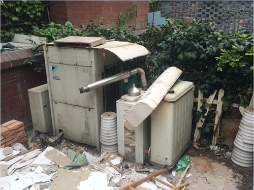 西溪湿地大面积住宅空调施工