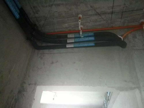 蓝天嘉苑大金中央空调隐蔽工程