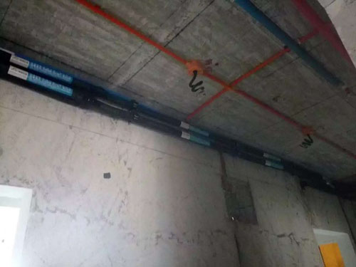 蓝天嘉苑住宅中央空调施工记录