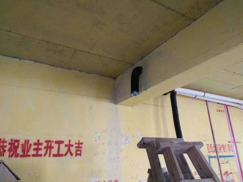 和达御观邸住宅新风管道施工