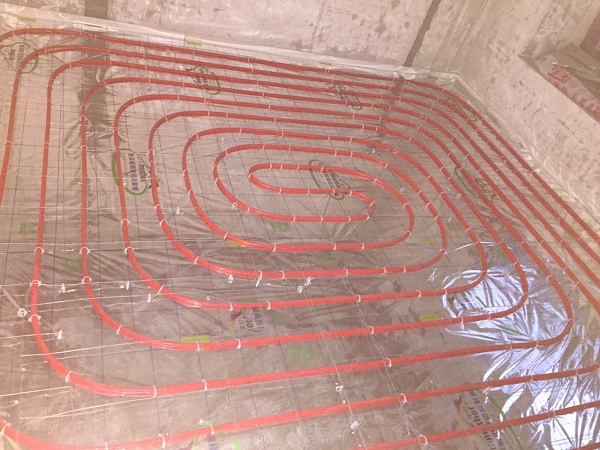 朗诗花漫里住宅隐蔽工程施工