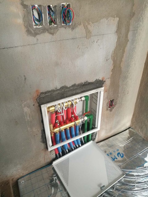 杭州凯德湖墅松下新风瑞好地暖工程