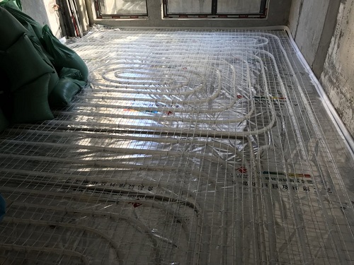 青秀城底跃住宅地暖隐蔽工程