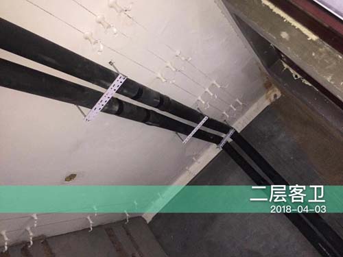 天乐云都翠竹苑特灵中央空调施工记录