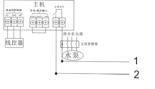 水系统中央空调无源干接点水泵控制