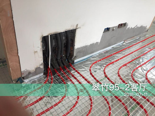 天乐云都翠竹苑特灵中央空调地暖案例