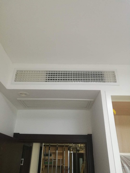 百翘香江中央空调新风隐蔽工程