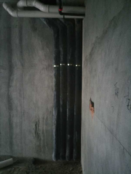 乐清自建别墅特灵中央空调施工记录