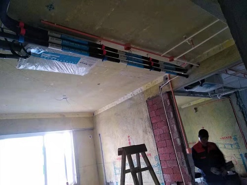 中骏钱塘御景住宅中央空调施工