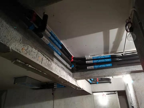中骏钱塘御景格力中央空调施工记录