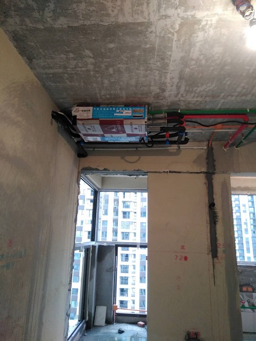 中骏钱塘御景中央空调隐蔽工程