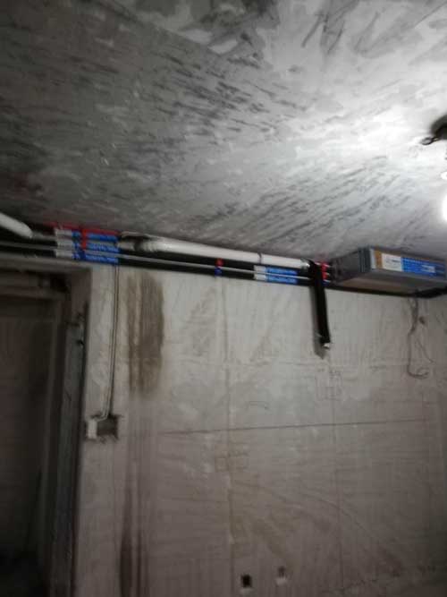 紫金西苑住宅暖通综合隐蔽工程