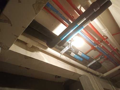 湖州天际花园住宅暖通隐蔽工程