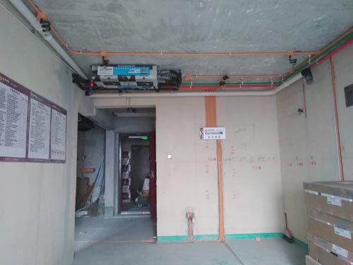 中骏钱塘御景大金中央空调施工记录