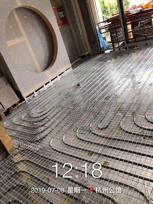 杭州公馆地暖隐蔽工程记录