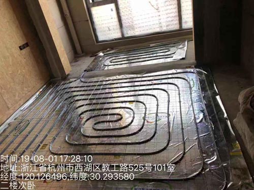 杭州公馆瑞好地暖施工记录