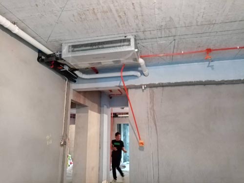 新天地金色时光Airpool新风系统施工