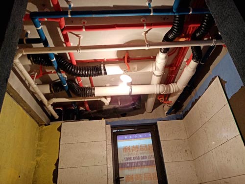 新天地金色时光暖通隐蔽工程