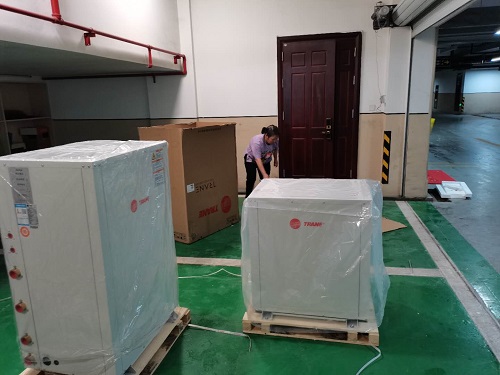 杭州绿城伍重院别墅特灵地源热泵工程