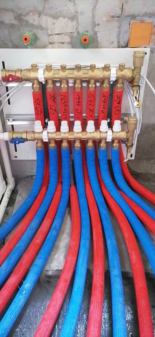 绿城蓝庭暖通隐蔽工程施工