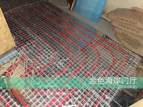 金色海岸住宅地暖施工