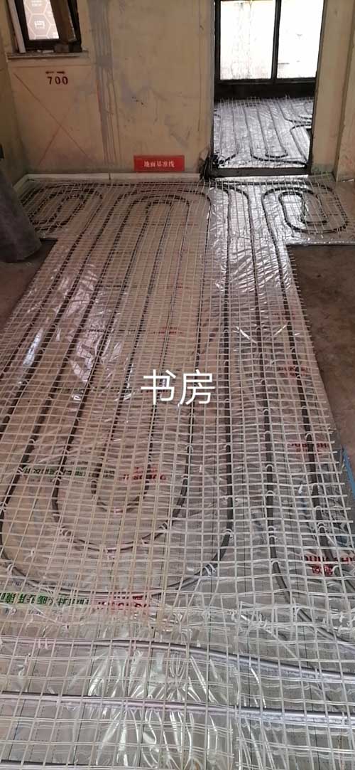 融信沐澜水地暖工程施工记录
