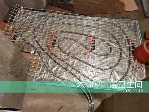 融信沐澜叠排中央空调隐蔽工程