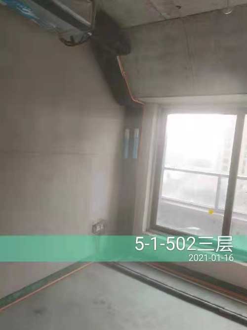 融信沐澜霍尼韦尔新风施工