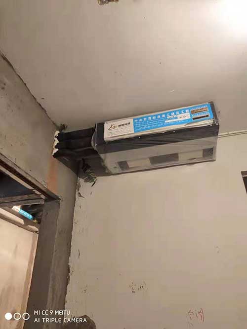杭州田园牧歌中央空调施工