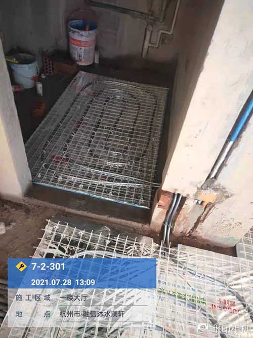 融信沐澜水美乐全屋净水系统施工