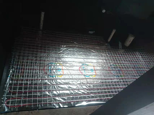 萧山自建别墅偏房丹佛斯电地暖施工