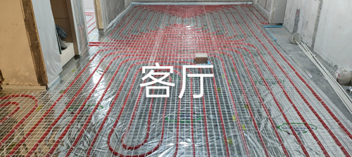 御景蓝湾住宅地暖管路施工记录