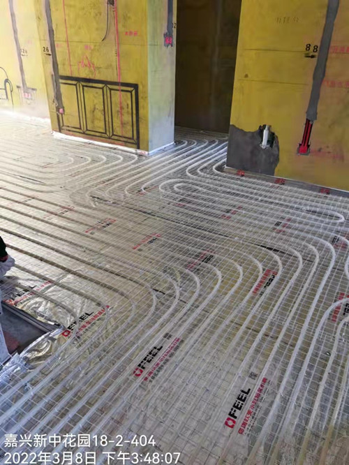 嘉兴新中国际花园排屋暖通施工记录
