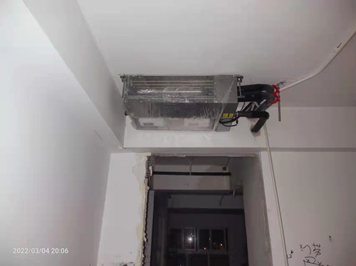 红郡御庄住宅中央空调安装施工