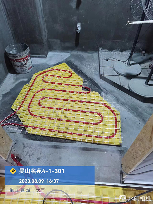 威能地暖施工记录