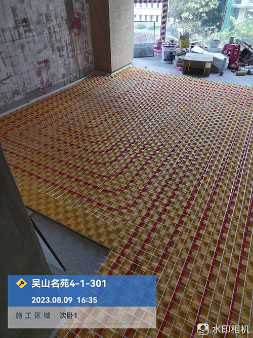 三菱电机中央空调管线施工