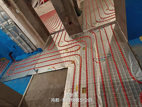 特灵空调地暖工程施工记录