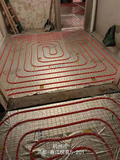 特灵空调地暖二合一安装案例