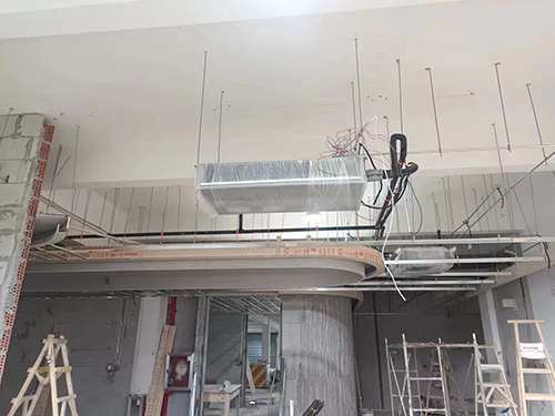绍兴厂区实验室空调系统施工
