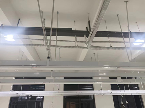 办公区中央空调施工现场