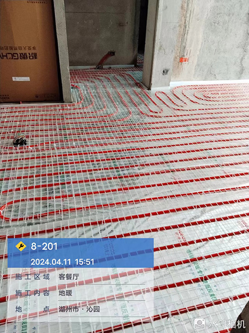 安吉沁园综合管线施工现场