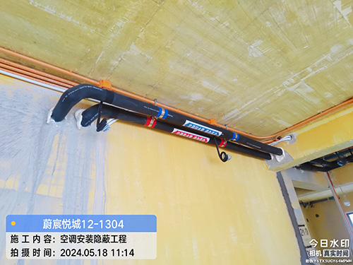 特灵空调系统管线施工