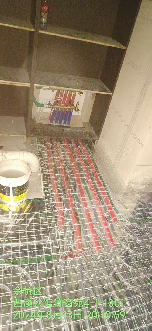 住宅地暖分区管路铺设