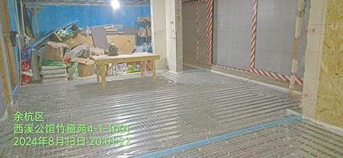 西溪公馆地暖管路工程