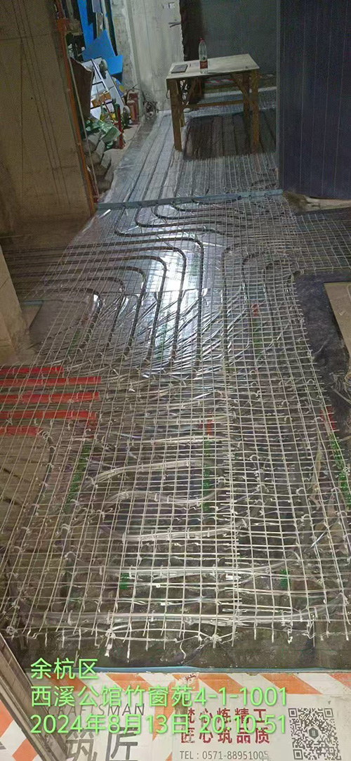 西溪公馆水地暖施工