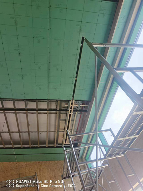 万科天空里全空气系统施工现场