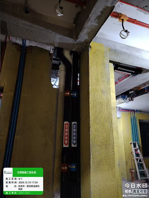 住宅新风除湿系统隐蔽工程